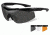 Wiley X Talon Sunglasses - 3 Lens Package, 1 Matte Black Frame w/Smoke Grey,Clear,Light Rust Lens, CHTLN2