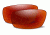 Wiley X WX Valor Replacement Parts - Polarized Crimson Mirror Smoke Grey Lens Only, CHVALPR