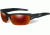 Wiley X WX Valor Sunglasses - Polarized Crimson Mirror w/Smoke Grey Lens / Black 2 Tone Frame, CHVAL05