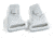 Wiley X WX Victory Replacement Clips,Gloss Black/Aluminum Pearl YFVIC03C