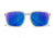 Wiley X WX Alfa Sunglasses, Gloss Clear Crystal Frame, Captivate Polarized Blue Mirror Lens, AC6ALF09