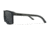 Wiley X WX Alfa Sunglasses, Matte Black Frame, Captivate Polarized Grey Lens, Medium/Large, AC6ALF02