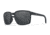 Wiley X WX Alfa Sunglasses, Matte Black Frame, Captivate Polarized Grey Mirror Lens, AC6ALF18