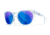 Wiley X WX Covert Sunglasses - Womens, Captivate Polarized Blue Mirror/GLoss Crystal Ligh, AC6CVT09