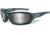 Wiley X WX Echo Sunglasses - Silver Flash w/ Smoke Grey Tint Lens / Smoke Steel Blue Frame CCECH01