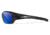 Wiley X WX Gravity Sunglasses, Black Crystal Frame, Captivate Pol Blue Mirror Lenses, CCGRA19