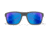 Wiley X WX Kingpin Safety Sunglasses, Matte Graphite Frame, Captivate Pol Blue Mirror Lens, ACKNG19