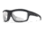 Wiley X WX Ozone Sunglasses, Matte Black Frame, Clear Lens, CCOZN03