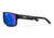 Wiley X WX Peak Sunglasses, Matte Black Frame, Peak XL Captivate Pol Blue Mirror Lens, ACPEA19XL
