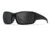 Wiley X WX Shadow Sunglasses, Matte Black Frame, Alt Captivate Pol Grey Lens, CCSHA08ALT