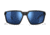 Wiley X WX Sierra Sunglasses, Matte Black Frame, Sierra Captivate Pol Blue Mirror Lens, AC6SRA09