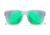 Wiley X WX Trek Sunglasses, Gloss Crystal Light Grey Frame, Captivate Polarized Green Mirror Lens, AC6TRK07