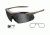Wiley X Vapor Safety Sunglasses, 2 Lens Package, 1 Tan Frame w/Smoke Grey, Clear Lens, w/ RX Insert, 3511RX