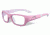 Wiley X Youth Force Flash Sunglasses,Rock Candy Pink,Clear Lens YFFLA01