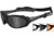 Wiley X Xl-1 Sunglasses - Smoke Gray, Clear, Light Rust Lenses w/ Matte Blk Frame 292