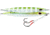 Williamson Kensaki Jig 170, Sinking, VMC Double Assist HK, Green Sardine Zebra Uv, 6oz, 6in, KSJ170UVGSZ