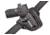 Wilson Combat Defender Holster, EDC X9, right Hand, 1.5in Belt, Black Leather with Shark Trim PLD9BLSR15