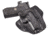 Wilson Combat Defender Holster, EDC X9, right Hand, 1.5in Belt, Black Leather with Shark Trim PLD9BLSR15