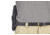Wilson Combat Defender Holster, EDC X9 with Rail, right Hand, 1.5in Belt, Black Leather with Shark Trim PLD9BLSR15R
