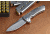 Wilson Combat Defiant Starburst Flipper, Titanium Framelock, Silver WTK-DSF