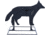 Wilson Combat HV Steel Target, Coyote with Swing Out Vitals, NW252