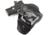 Wilson Combat Lo-Profile II Holster, Compact 1911 with TLR-3 Weapon Light, Right Hand, 1.5in Belt, Black Leather w, Shark Trim, MLP2BLSR15WL