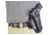 Wilson Combat Lo-Profile II Holster, Full-Size 1911, Left Hand, 1.5in Belt, Black Leather with Shark Trim MLP1BLSL15