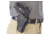 Wilson Combat TacSport-Holster-Full-Size, 1911, Right-Hand, 1.5in Belt, Black Kydex TS1BKR15