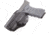 Wilson Combat TacSport-Holster, Glock 17, 22, 31, Left Hand, 1.5in Belt, Black Kydex, TS6BKL15