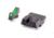 Wilson Combat Vickers Elite Glock 42/43 Sight Set, Black Serrated Rear, Green Fiber Optic Front, 902BFOG