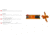 Winchester AA TrAAcker Orange Shotgun Shot, 12 Gauge, 2.75in Shot Length, 1 1/8oz Shot Weight, 7.5 Shot Size, 1250 ft/s, 25 Rounds, AAHA127TO