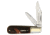 Winchester Barlow Brown Checke Bone Folding Knife, 3.5in Closed, Mirror SS Clip And Pen Blades, Brown Checkered Bone Handle, Gift Boxed, KB211W / WN29120C