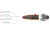 Winchester Defender Rifle Ammo, .223 Remington, Split Core Hollow Point, 77 grain, 20 Rounds, S223RPDB2