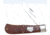 Winchester Knives 4 1/2in, 1 Blade Trapper w/ Burnt Orange Bone Handle W 18 19111 BH