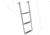 Windline Over Platform Telescoping 3 Step Ladder Stainless Steel Steps, TDL-3X