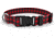 Wingo Outdoors Artisan Dog Collar, Buffalo Check Red, Large/XLarge, W-COL-138-LXL