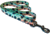 Wingo Outdoors Dog Leash, Rainbow Trout, 6 foot length, W-LEA-112-6FT