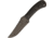Winkler Belt Knife Rubber Folding Knife,4.75in,Standard Edge,Clip Point, Black, Rubber Handle, BLTRUBCASW