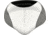 Wise Baja Series Casting Seat, Brite White / Black / Grey, Small, 1466-1782