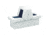 Wise Bucket Style Lounge Seat w/ 10'' Base, Wise White/Wise Navy, Large, 8WD505P-1-924
