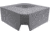 Wise Deluxe Pontoon Radius Corner Section - Base Only, Grey, 8WD133-1B-221