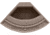Wise Premier Pontoon 28in Radius Corner - Base Only, Mocha Java, BM11028-1B-1725