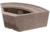 Wise Premier Pontoon 28in Radius Corner - Base Only, Mocha Java, BM11028-1B-1725