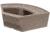 Wise Premier Pontoon 32in Radius Corner - Base Only, Mocha Java, BM1146-1B-1725