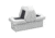 Wise Bucket Style Lounge Seat w/ 10'' Base, Wise Gray/Wise Charcoal, Large, 8WD505P-1-664