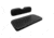 Wise EZ GO Medalist/TXT Golf Cart Complete Front Seat Set, Black, Large, WG004B-7050