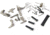 WMD Guns Lower Parts Kit AR-15 Mod 2, NiB-X, Nickel/Black, 1-NIBXLPKM2