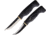 Wood Jewel Fixed Blade Set Black