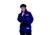 Woodpecker Teddy Fleece Hoodie, Navy, Small, WPU002A-NAV-S