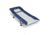 Woods Portable Quick Set-up Folding Adjustable 2-in-1 Camping Lounger/Cot, Navy, CTI0765535N